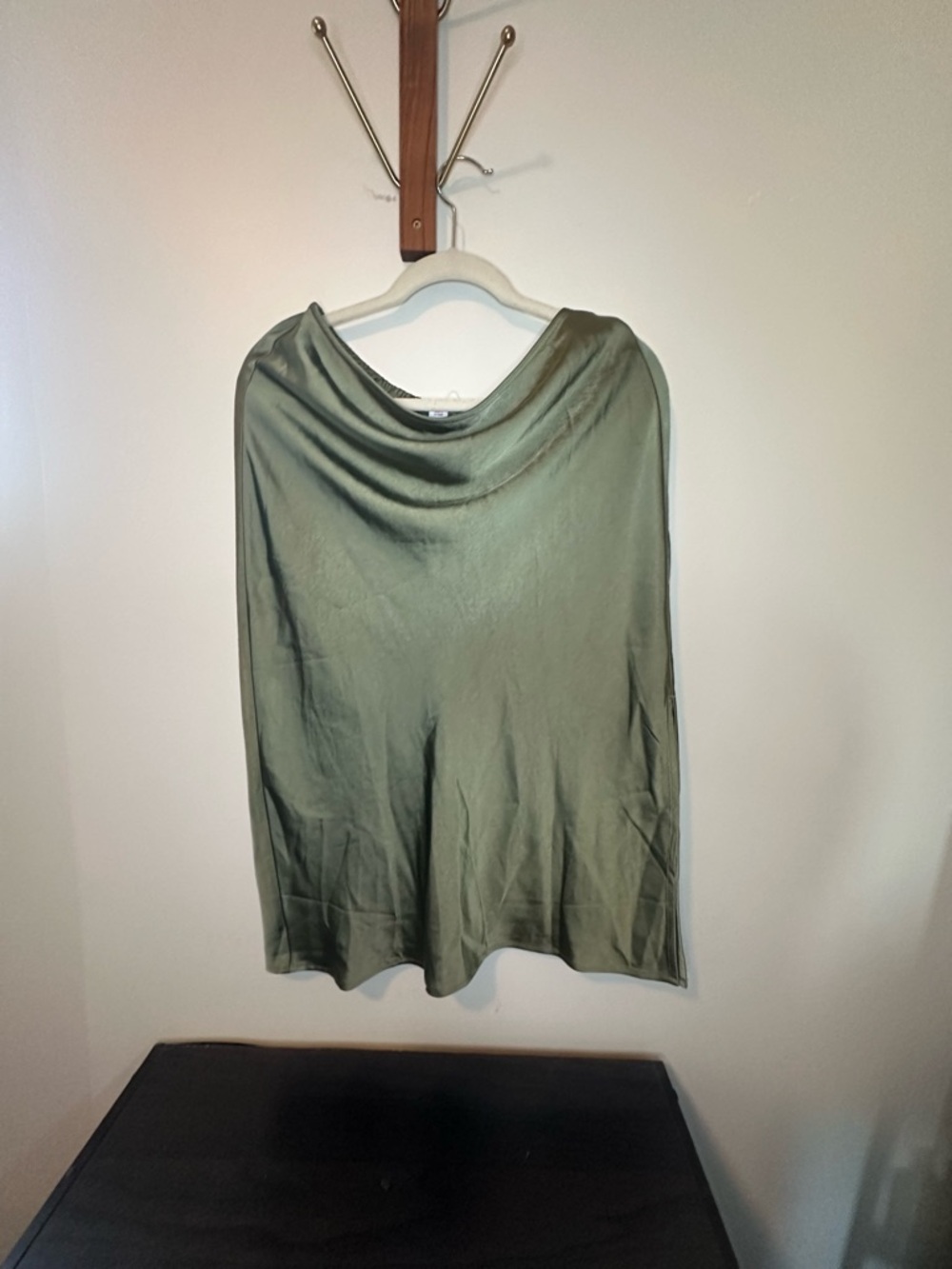 Old Navy Olive Green Midi Skirt